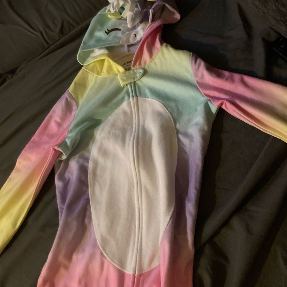 NWT unicorn one piece pajama